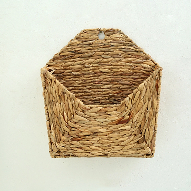 Wall Mounted Hanging Magazine Documents Woven Storage Basket